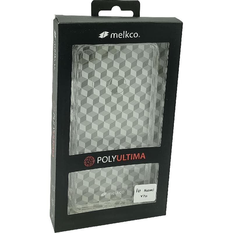 Melkco PolyUltima Back Cover Mobile Case, for HUAWEI Y7p, Transparent