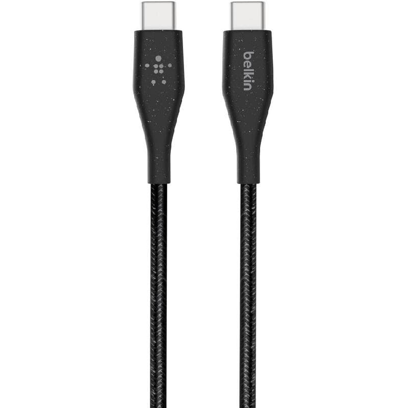 بيلكن بوست تشارج من USB-C الى USB-C سلك شحن ونقل بيانات 1.20 متر، 3.94 قدم اسود