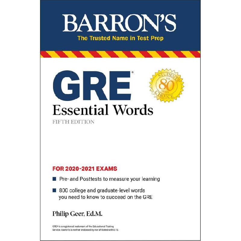 Barron's GRE: Essential Words, 5th Edition - for 2020-2021 Exams