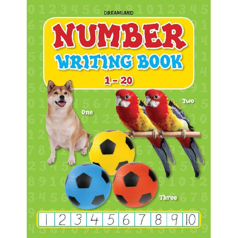 Number Writing Book, 1 - 20