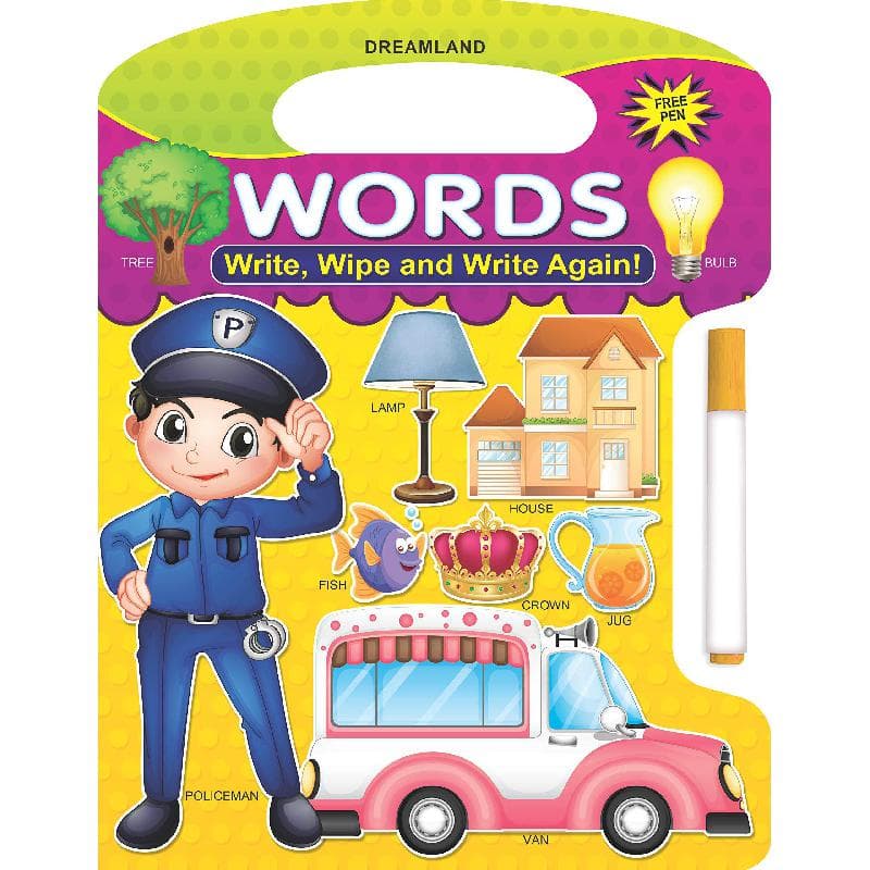 Words (Write, Wipe and Write Again)