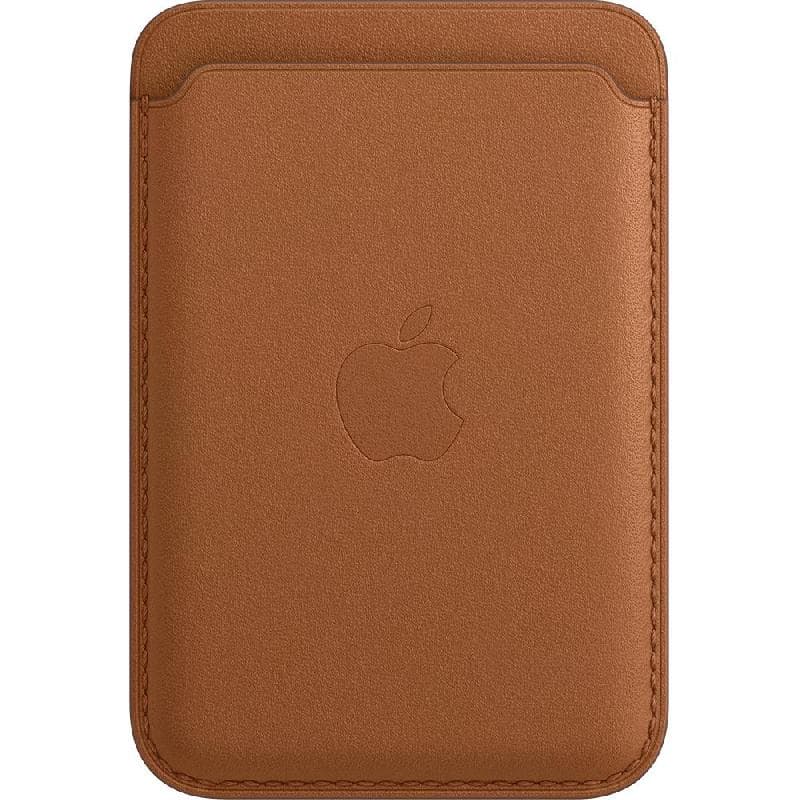 Apple iPhone Leather with MagSafe Phone Wallet, for iPhone 12 mini/iPhone 12/iPhone 12 Pro/iPhone 12 Pro Max, Saddle Brown