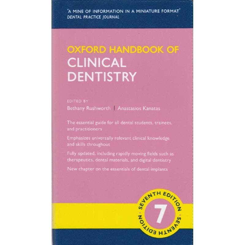 Oxford Handbook: Clinical Dentistry, 7th Edition