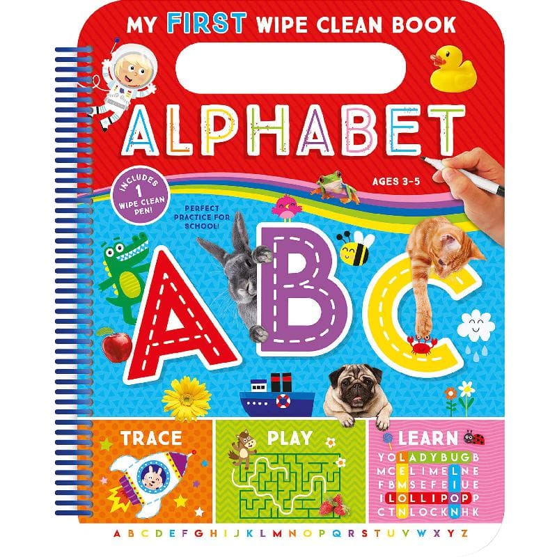 My First Wipe-Clean Book: Alphabet, Ages 3-5 - Perfect Practice for School!