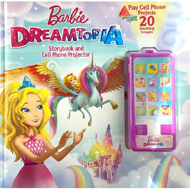 Barbie Dreamtopia: Storybook and Cell Phone Projector - Play Cell Phone Projects 20 exciting Images