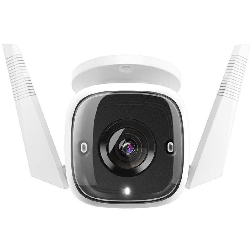 تابو C310 كاميرا 3MP خارجي واي فاي متوافق مع أمازون أليكسا ومساعد جوجل ابيض