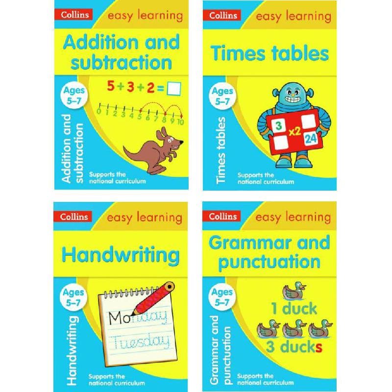 Collins Easy Learning: English & Maths Bundle, Ages 5-7