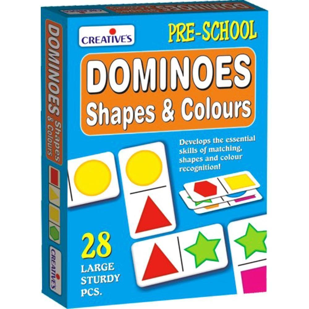 Creatives Pre-School Dominoes - Shapes & Colors Skill Ability Game