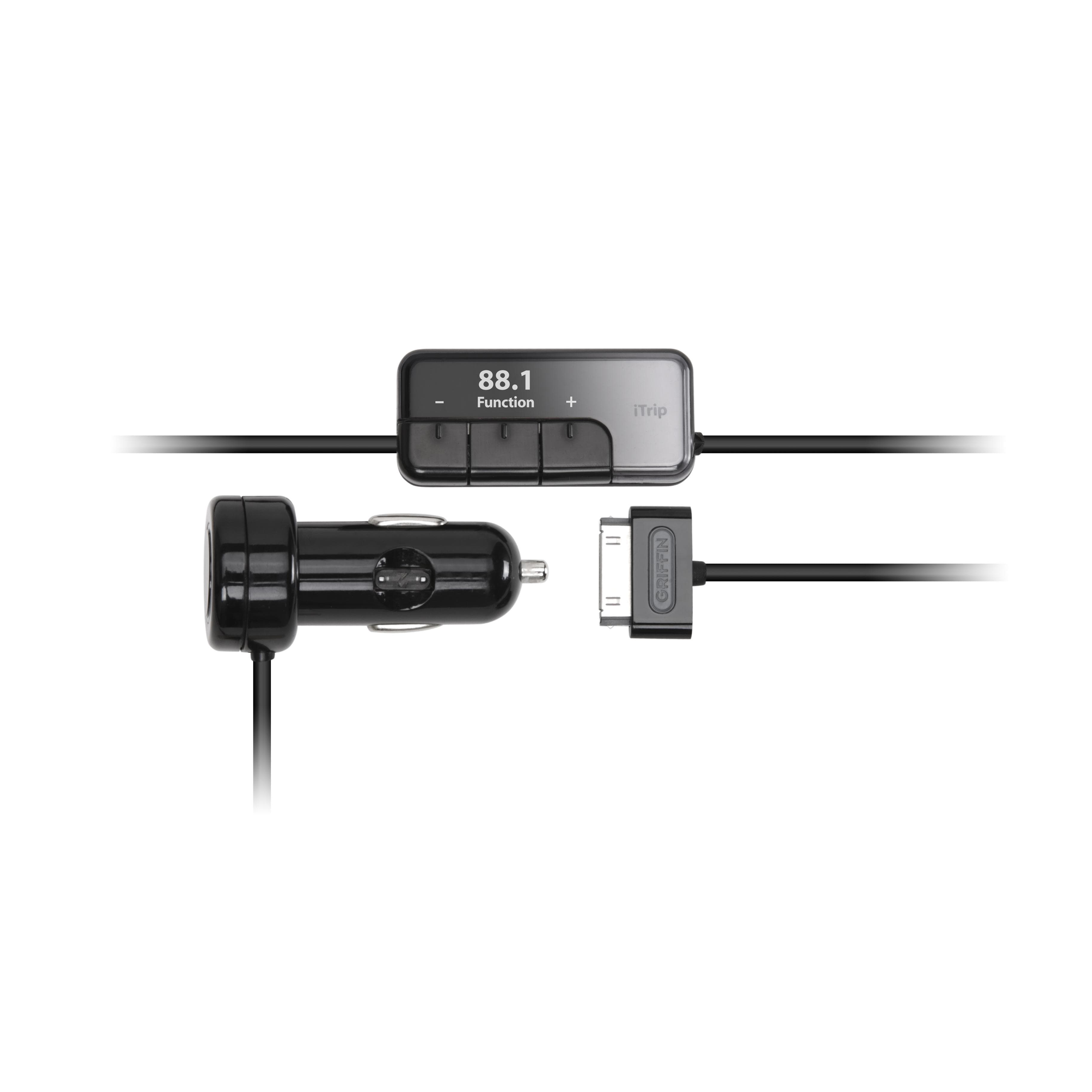 جريفين اي تريب اوتو هاندز فري جهاز ارسال + شاحن أجهزة USB 2.0
