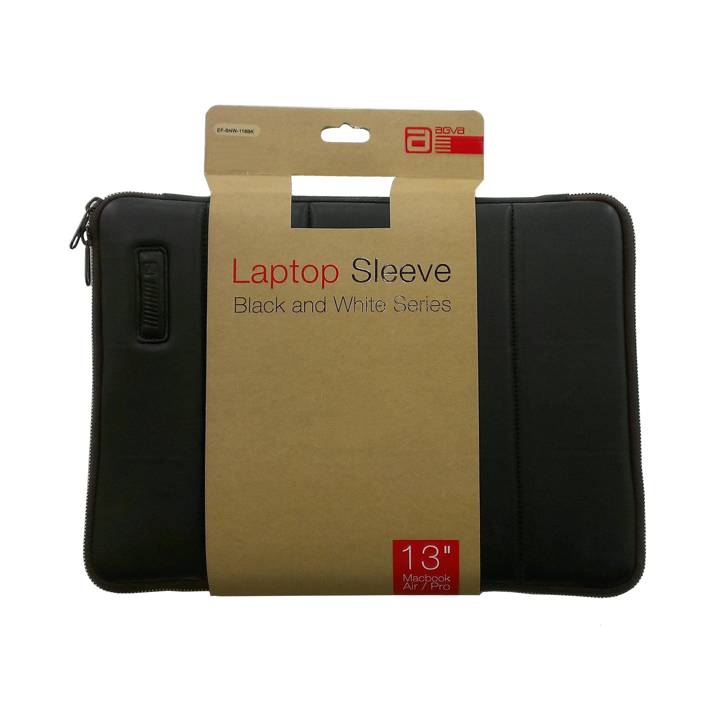 Agva Laptop Sleeve, for 13" Screen Size, Black