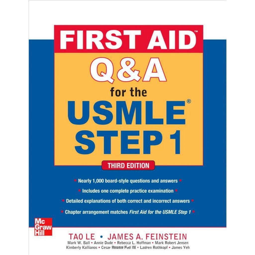 First Aid Q&A for The USMLE Step 1, 3rd Edition