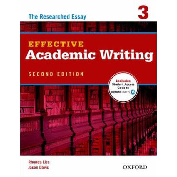 Effective Academic Writing 3: Student Book, 2nd Edition