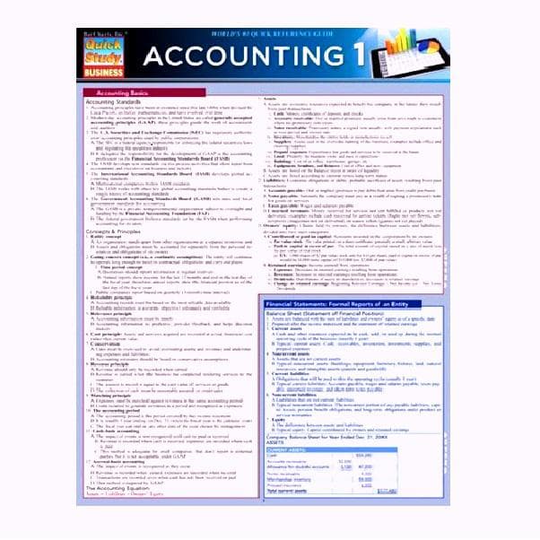 Accounting 1 (Quick Study: Business)