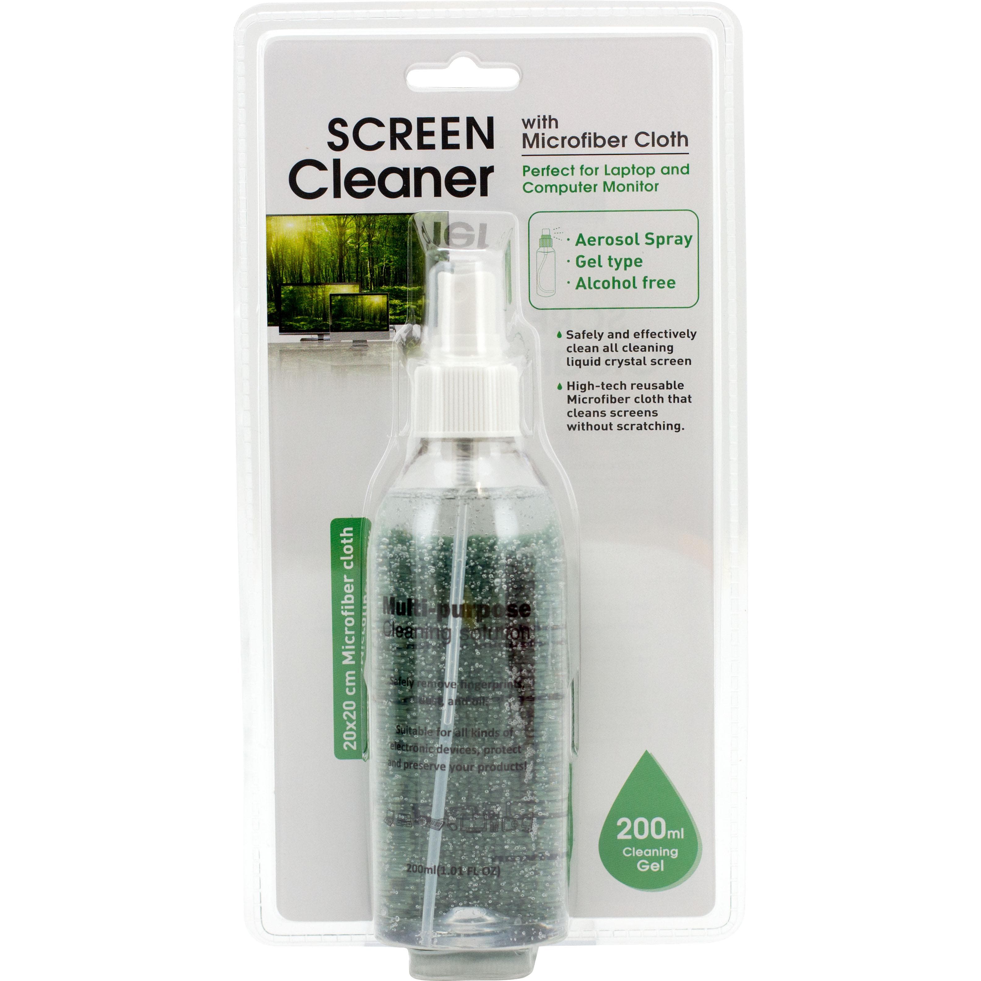 E-Century ZE10 200 ml Lubrizol Gel with Microfibre Cleaning Cloth Multipurpose Cleaning Kit
               200 ml;20 X 20 cm Microfiber Cloth, Clear