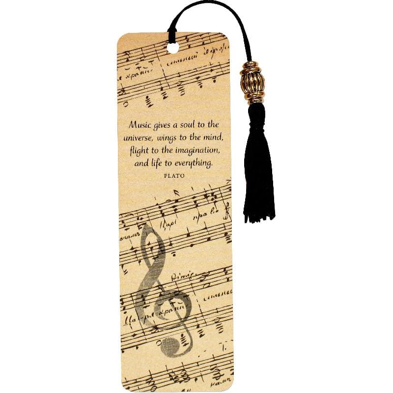 Peter Pauper Press Beaded Bookmark with Case, Music, Cardboard
