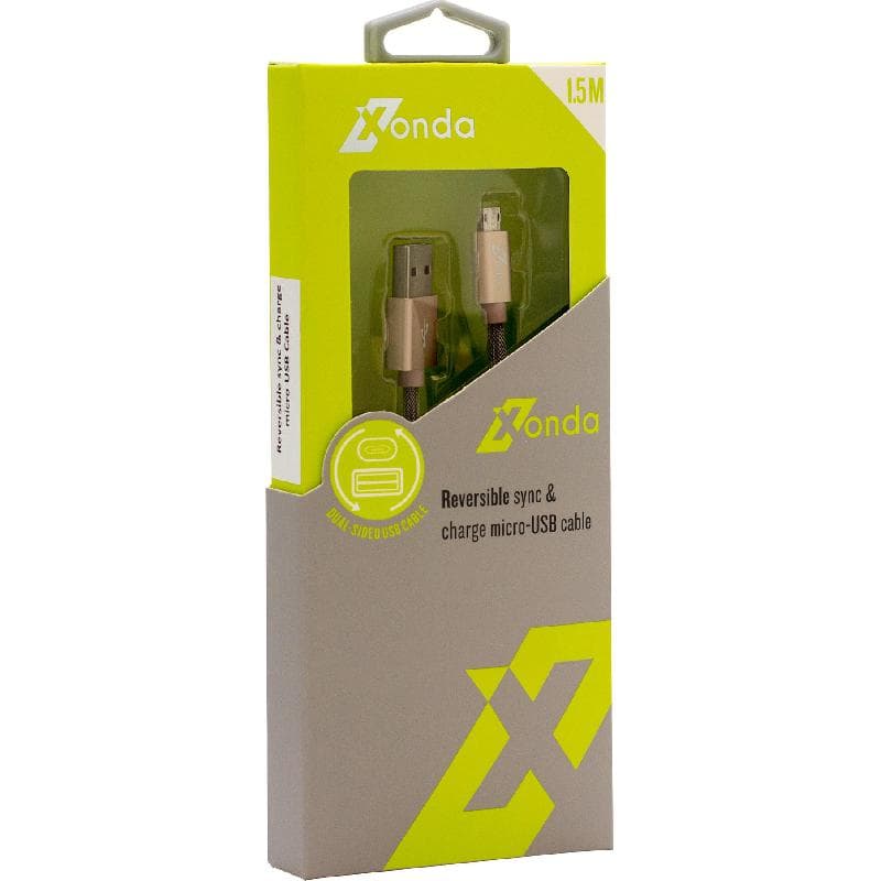 Xonda Micro USB to USB 2.0 Cable Adapter, 1.80 m ( 5.91 ft ), Gold