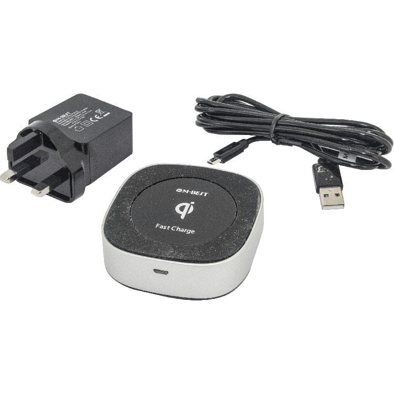 D&S Wireless Charging Stand, Fast Battery Charging, 7.5 Watts, Black