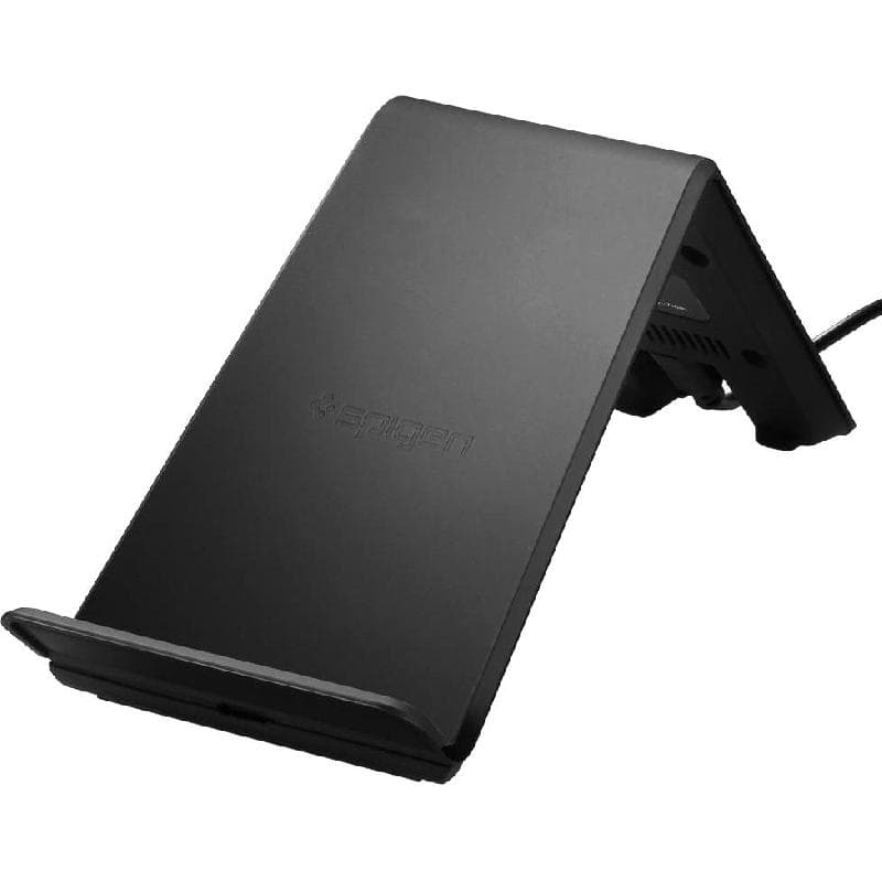 سبيجن اسينشال F303W حامل شحن لاسلكي شحن سريع للبطارية اسود