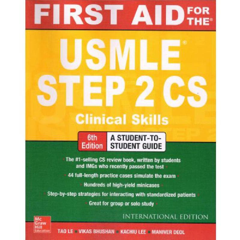 First Aid for The USMLE Step 2 CS, 6th Edition