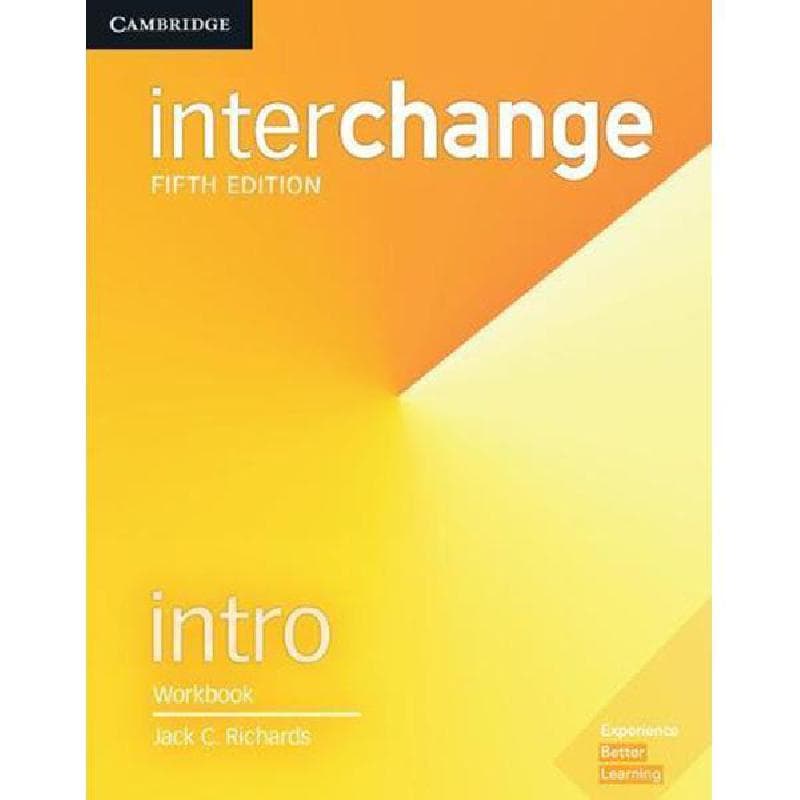 Interchange: Intro, Workbook, 5th Edition (Cambridge)