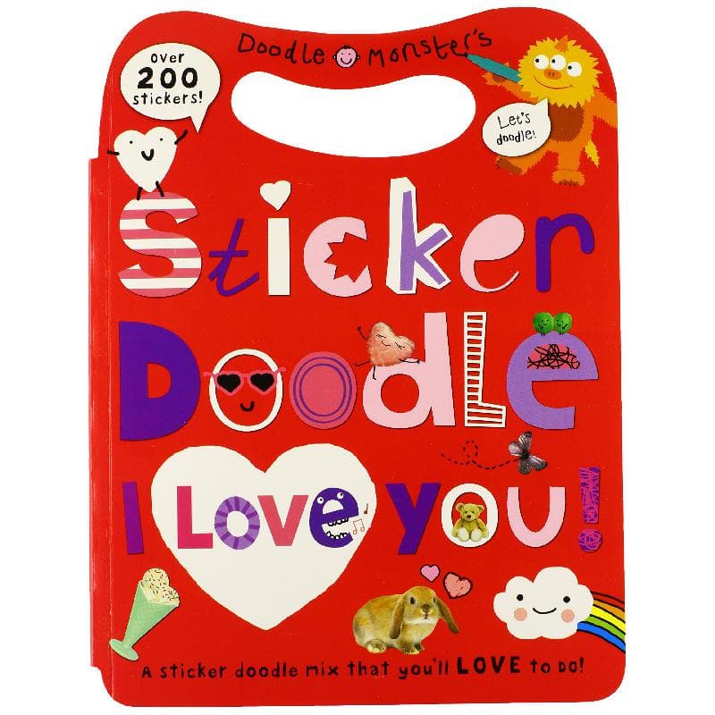 Sticker Doodle, I Love You