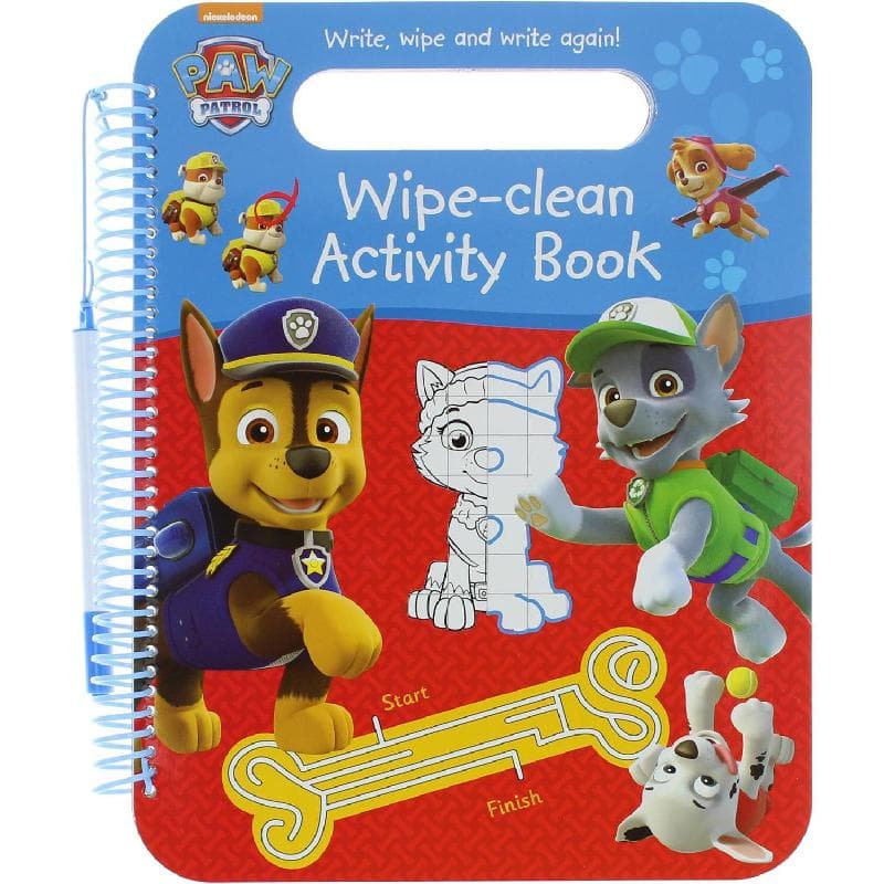 Nickelodeon PAW Patrol: Wipe-Clean Activity Book - Write, Wipe and Write Again