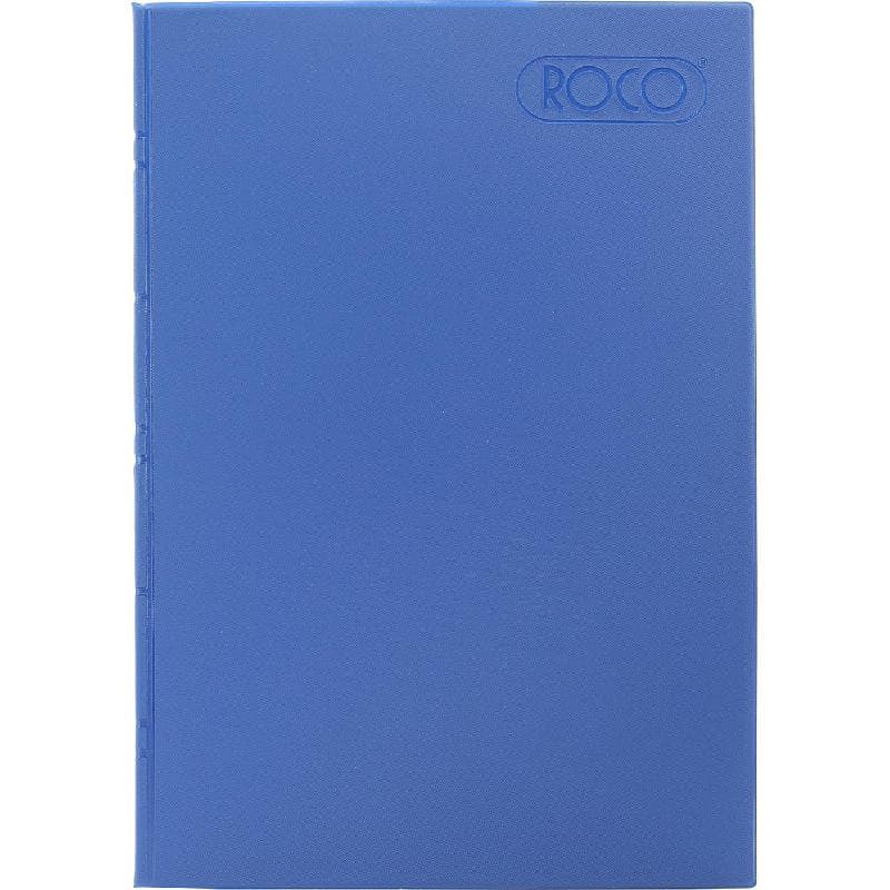 Roco Neon Notebook, A4, 40 Sheets, Lined, Royal Blue