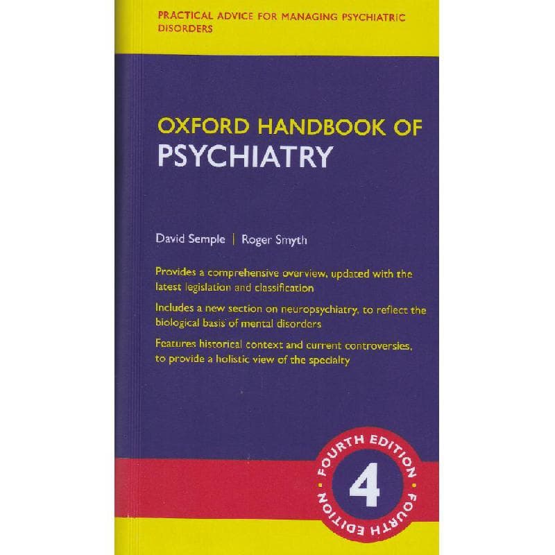 Oxford Handbook of Psychiatry, 4th Edition