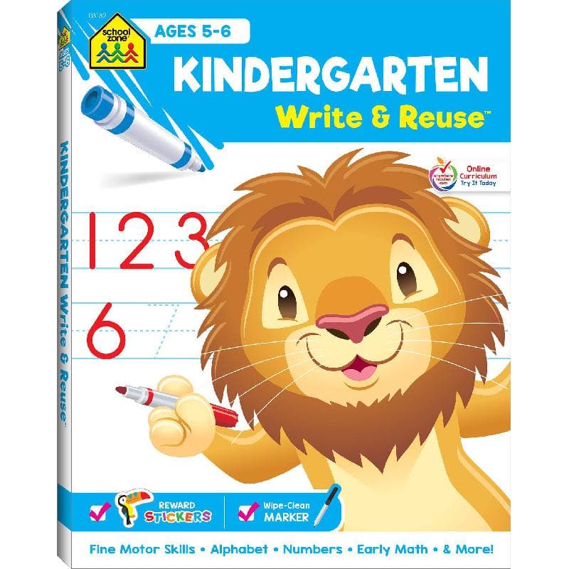 Kindergarten, Write & Reuse - Ages 5-6 Years