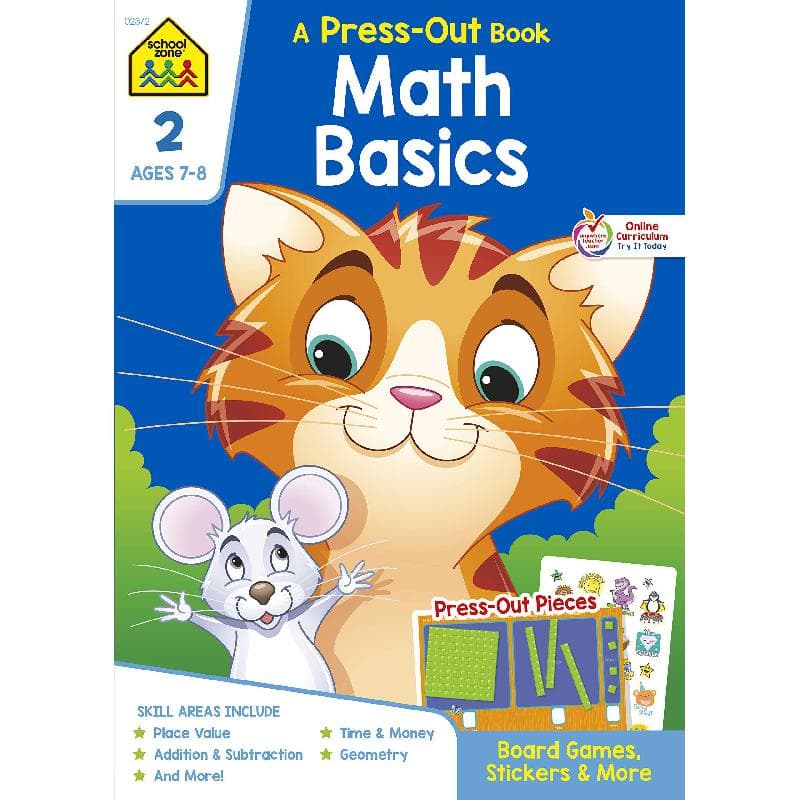 Press Out Book: Math Basics 2 - Ages 6-7 Years