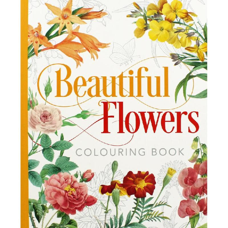 Beautiful Flowers Colouring Book