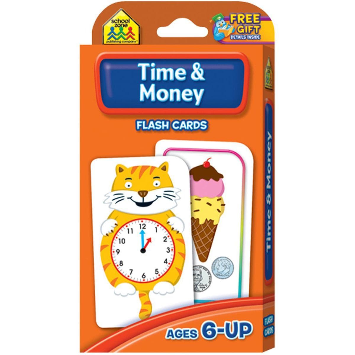 School Zone Time & Money Flash Cards