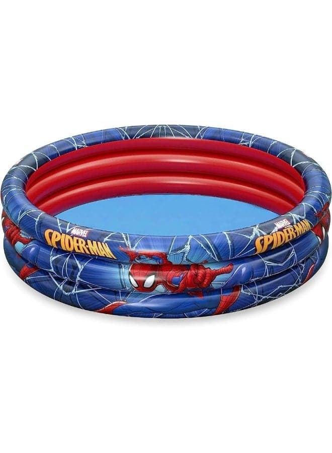 Spider-Man 3-Ring Inflatable Play Pool 112x30cm