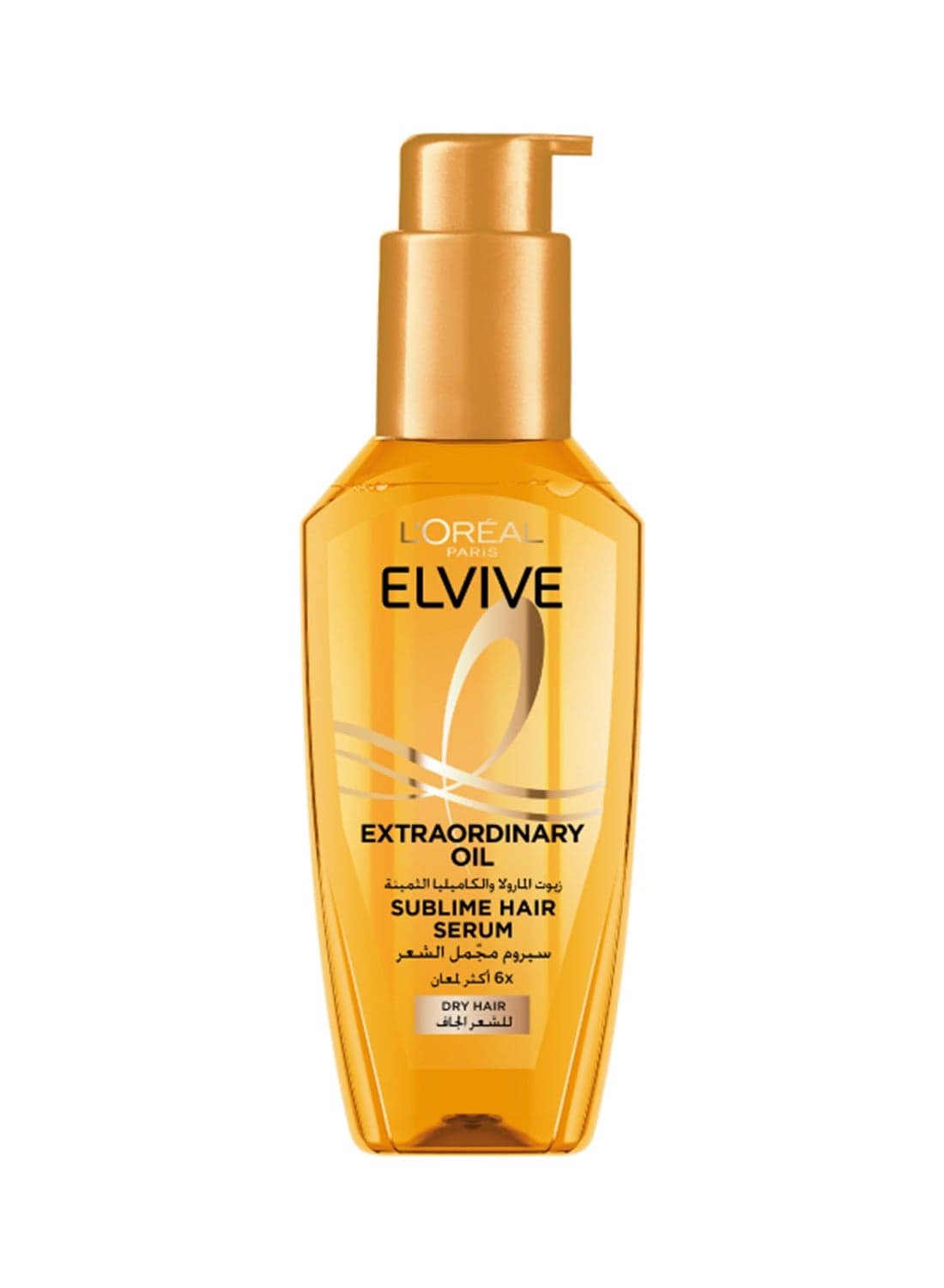 Elvive Extraordinary Hair Oil Non-Sticky Serum For Dry Hair 100ml Clear 100ml