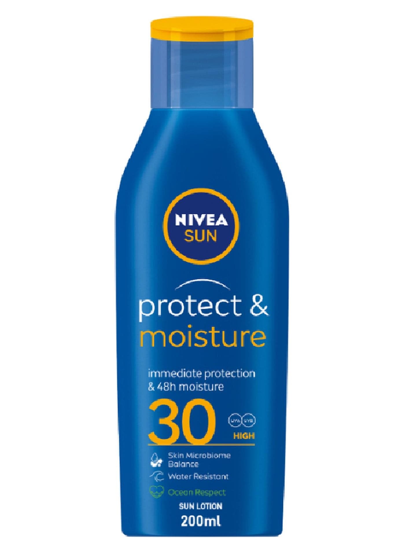 SUN Protect & Moisture Sun Lotion, UVA & UVB Protection, SPF 30 Blue 200ml