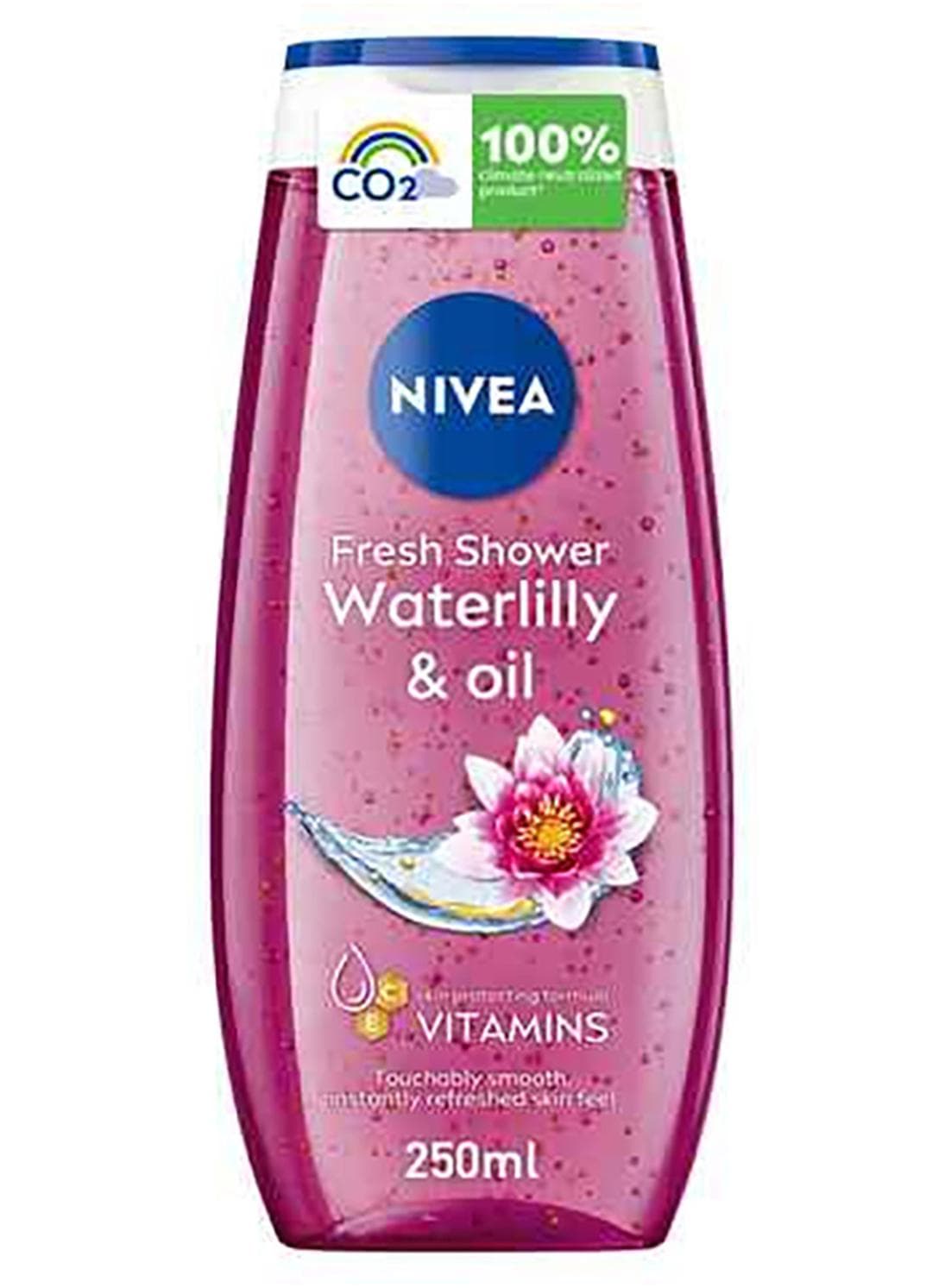 Waterlily Andoil Shower Gel Refreshing Body Wash With Caring Oil Pearls Andfloral Scent Waterlily Andoil 250ml