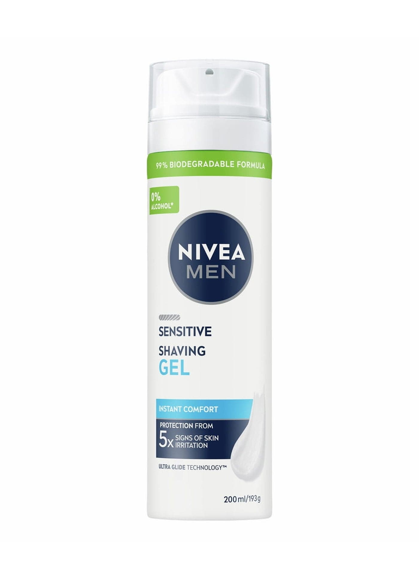 MEN Sensitive Shaving Gel, Chamomile & Hamamelis, 200ml white 200mlml