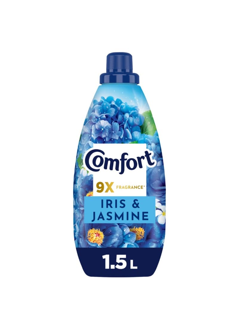 Ultimate Care Concentrated Fabric Softener, For long-lasting Fragrance, Iris And Jasmine, Complete Clothes Protection 1.5Liters