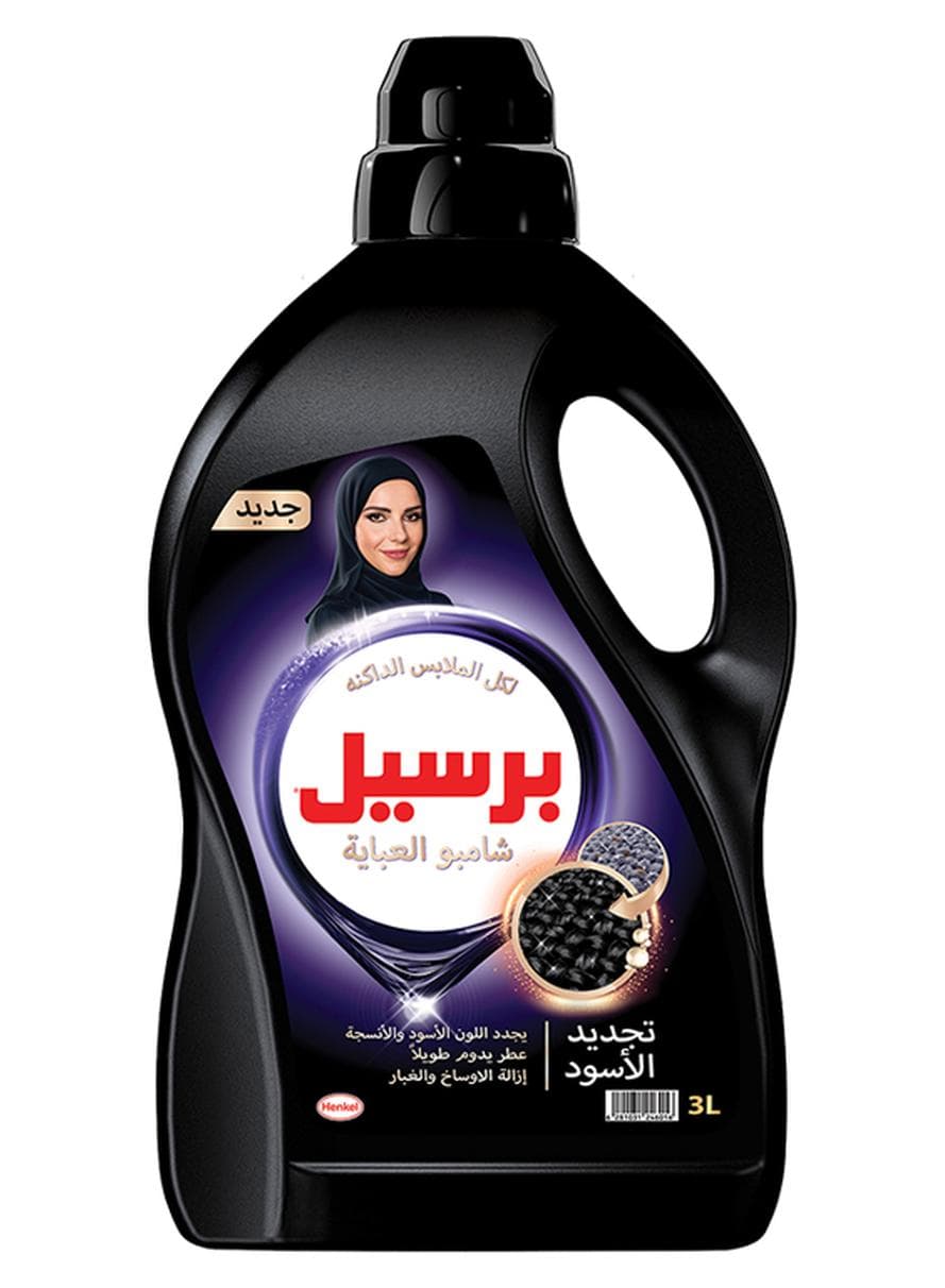 Abaya Shampoo Liquid Detergent With A Unique 3D Formula For Black Colour Renewal Abaya Cleanliness And Long-Lasting Fragrance Classic Black 3Liters