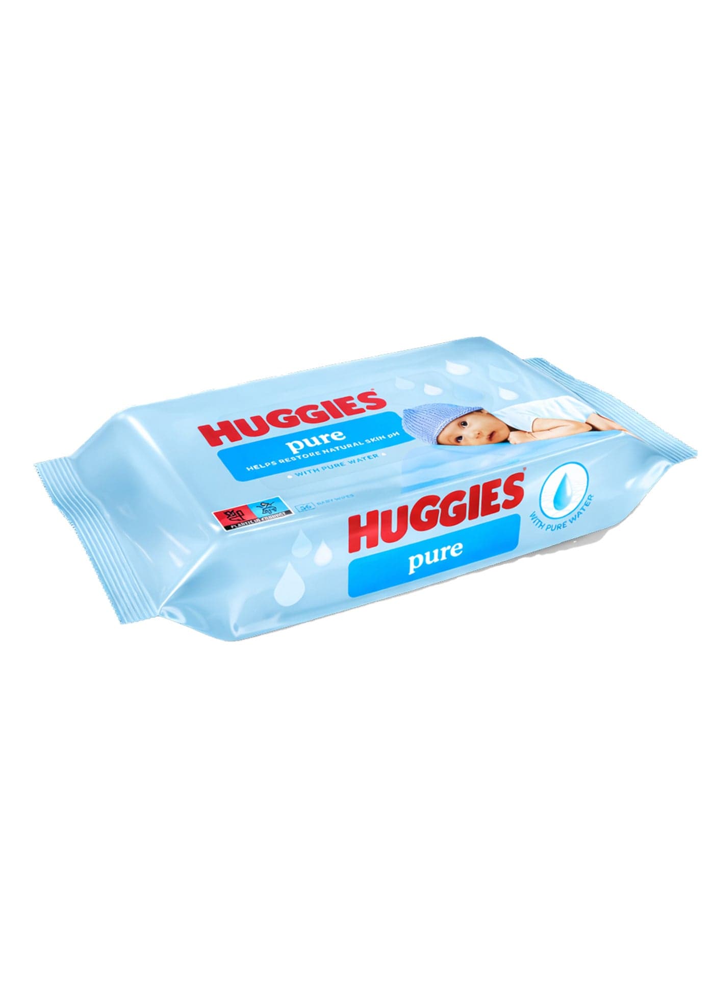 Baby Wipes, 99% Water Wipes, 1 Pack x 56 Wipes