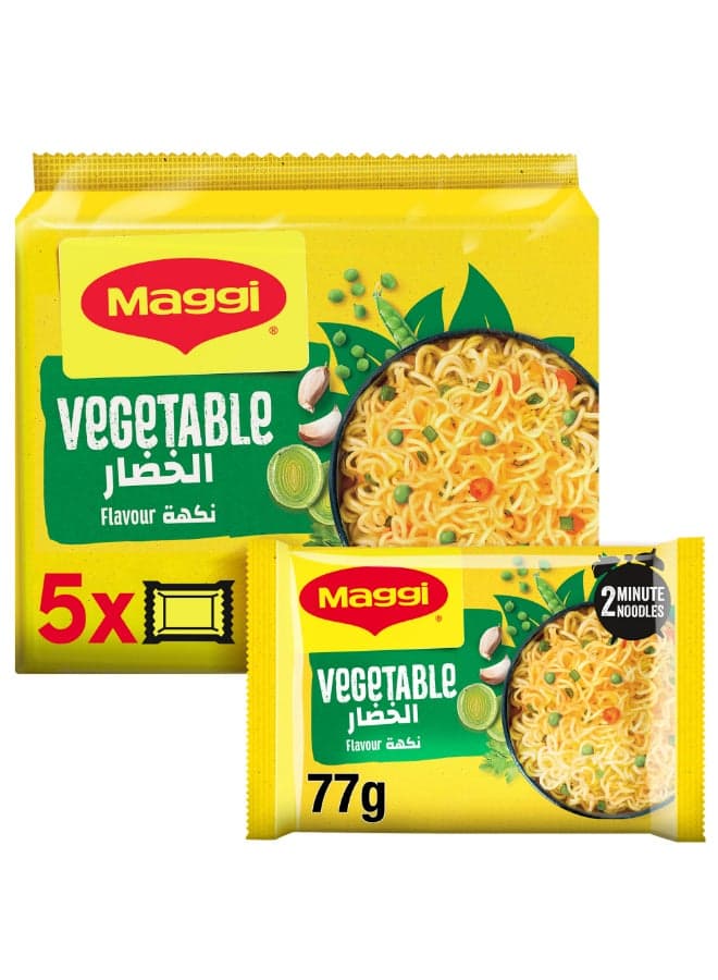 2 Minutes Vegetable Noodles 77grams Pack of 5