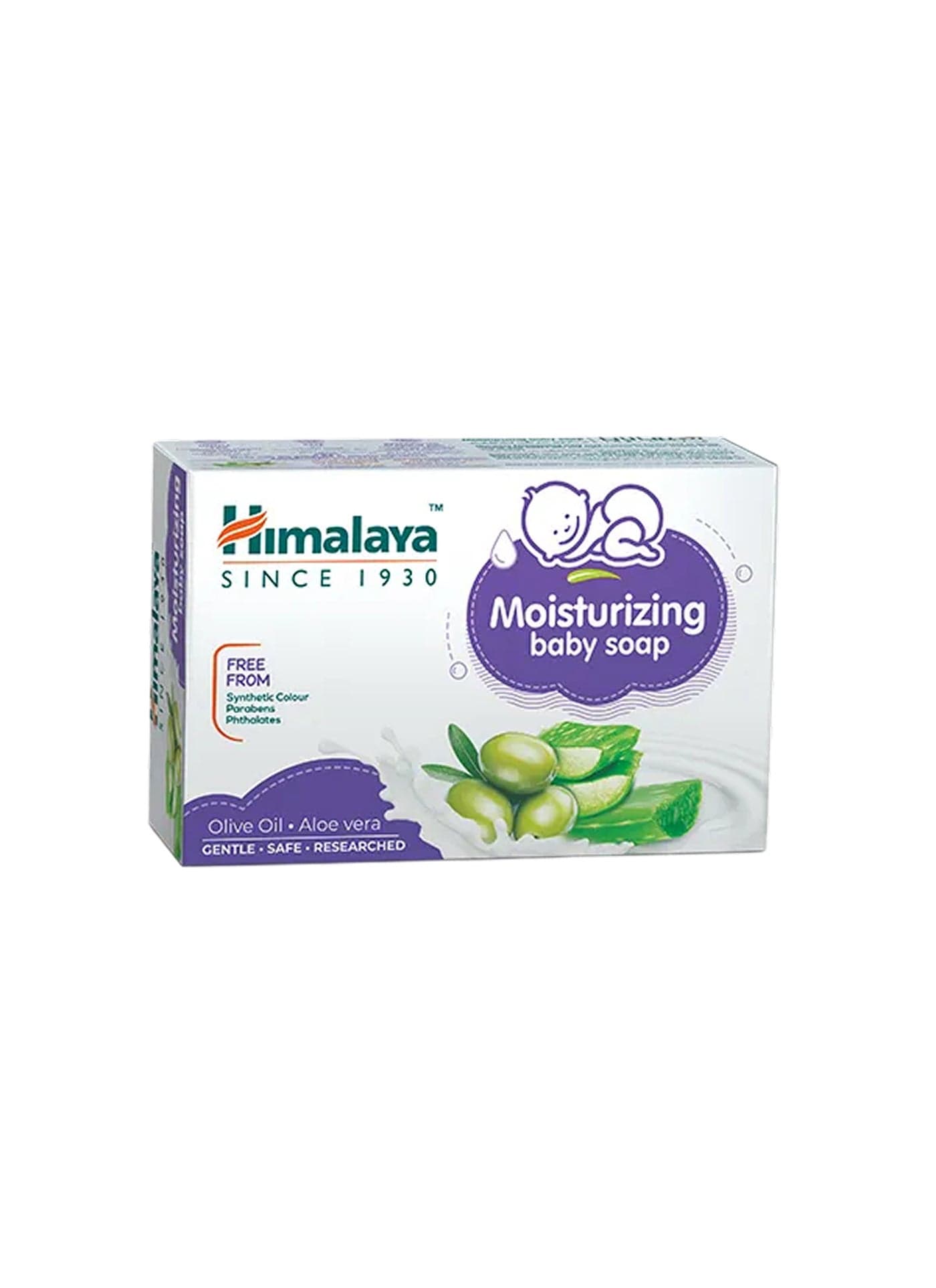 Baby Soap With Olive Oil And Aloe Vera For Gentle Moisturizing 125g