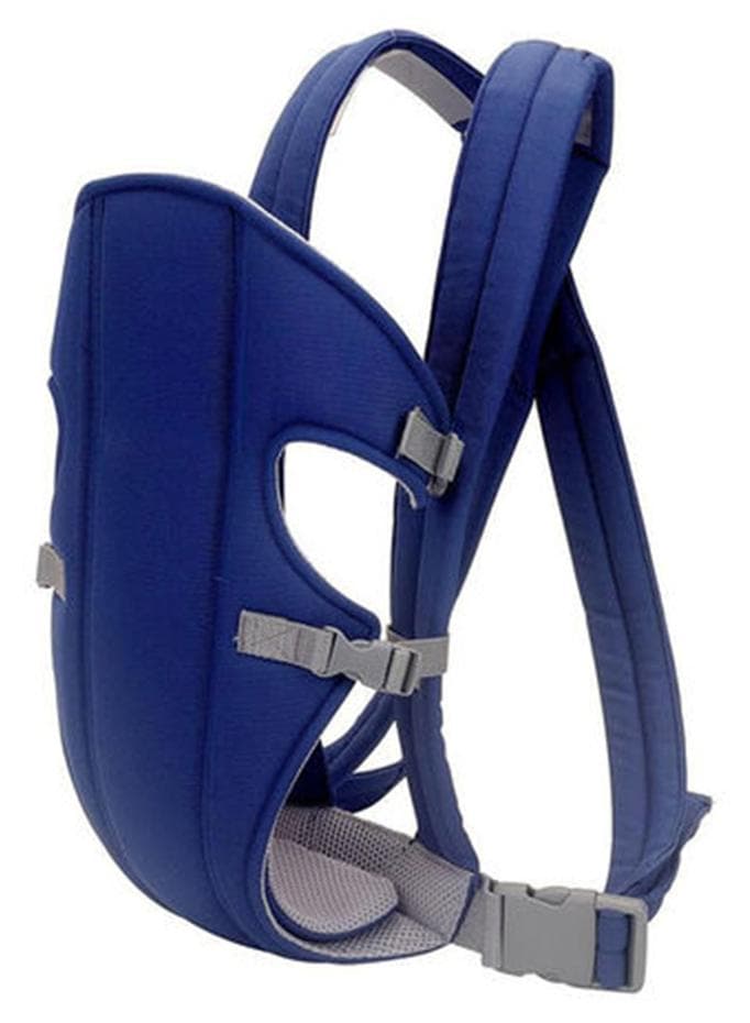 Kids Adjustable Carrier With Comfortable Support And Buckle Strap - Blue