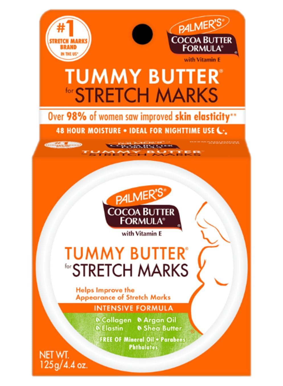 Cocoa Butter Tummy Butter for Pregnancy Stretch Marks 125g (Packaging May Vary) 125grams