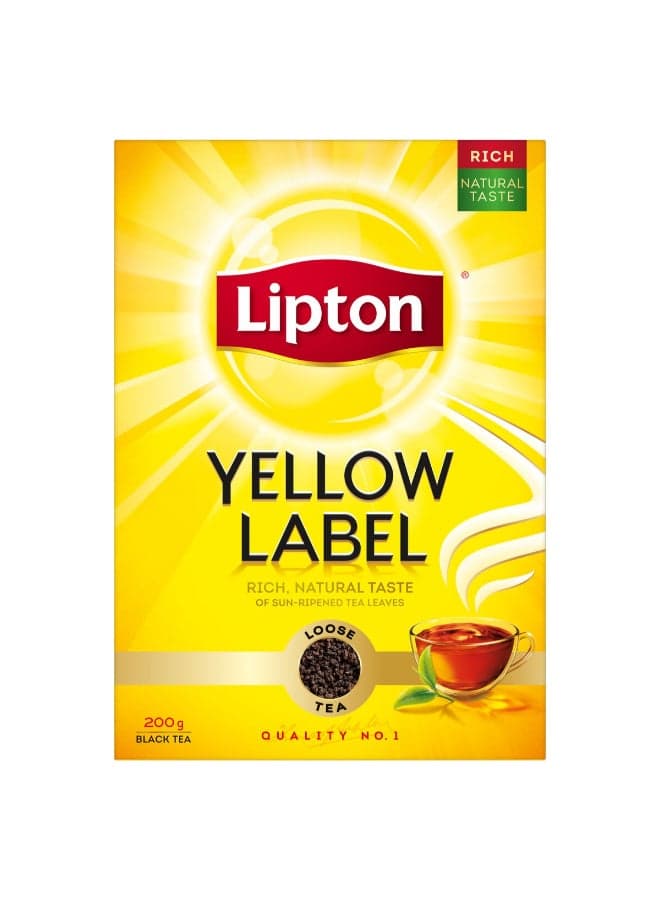 Yellow Label Black Loose Tea 200grams