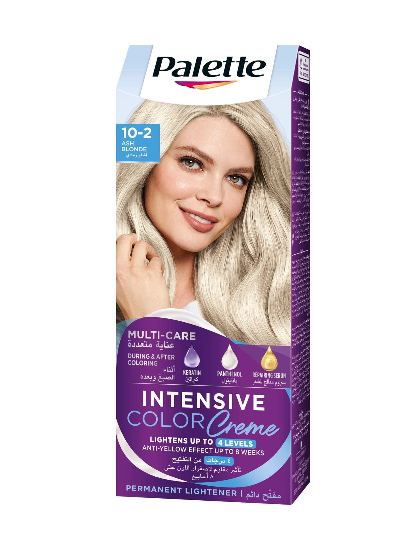 Intensive Color Creme 10-2 Ultra Ash Blonde 10-2, Ash Blonde 110ml
