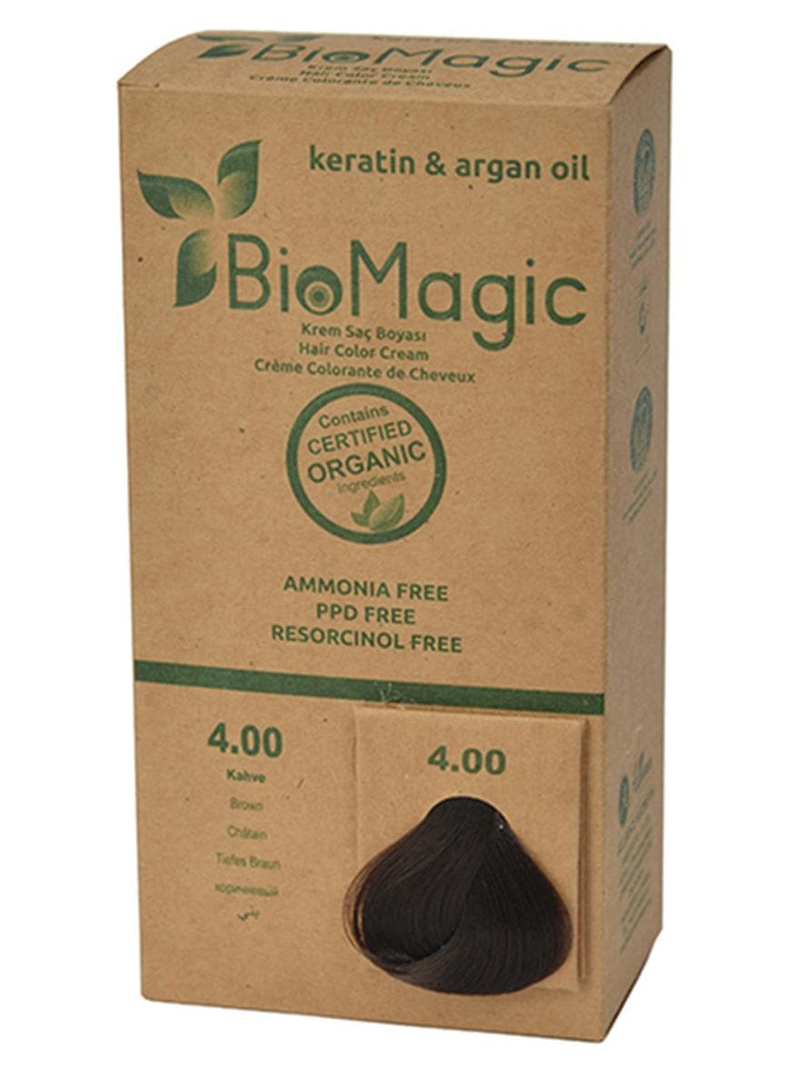 Hair Color Cream with Keratin & Argon Oil 4.00 Brown 4.00 Brown