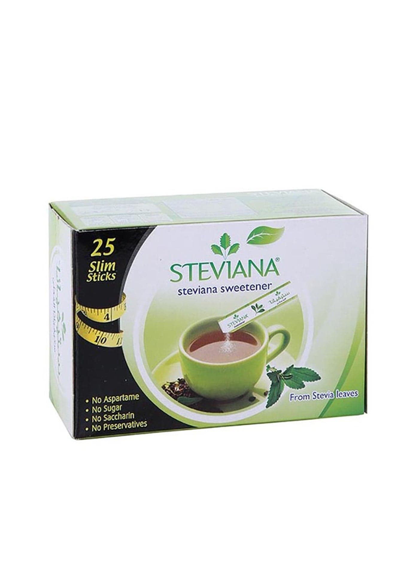 Slim Sticks Sweetener 25 Pieces 1.5grams