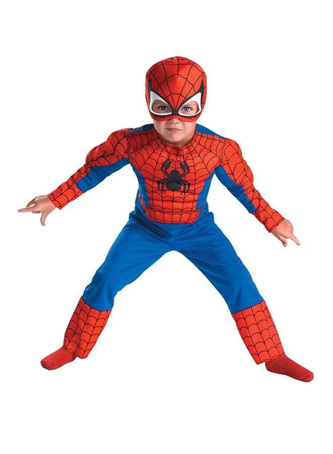 Superhero Spider Breathable Comfortable Themed Party Fancy Dress Cosplay Costume S