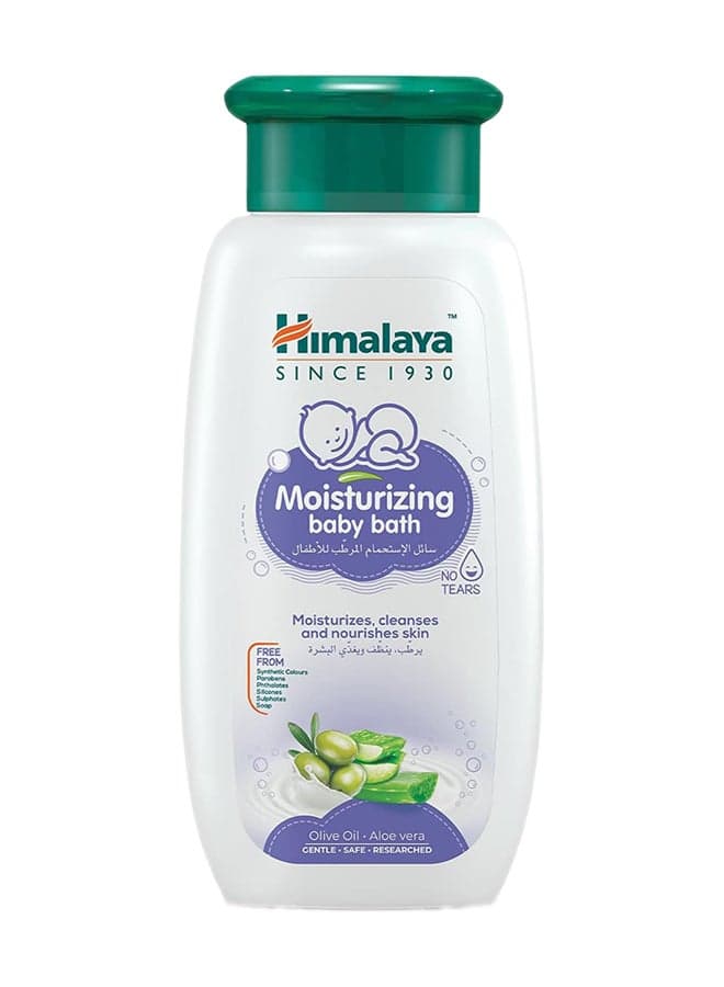 No Tears Moisturizing, Nourishing Baby Bath With Olive Oil And Aloe Vera - 200ml
